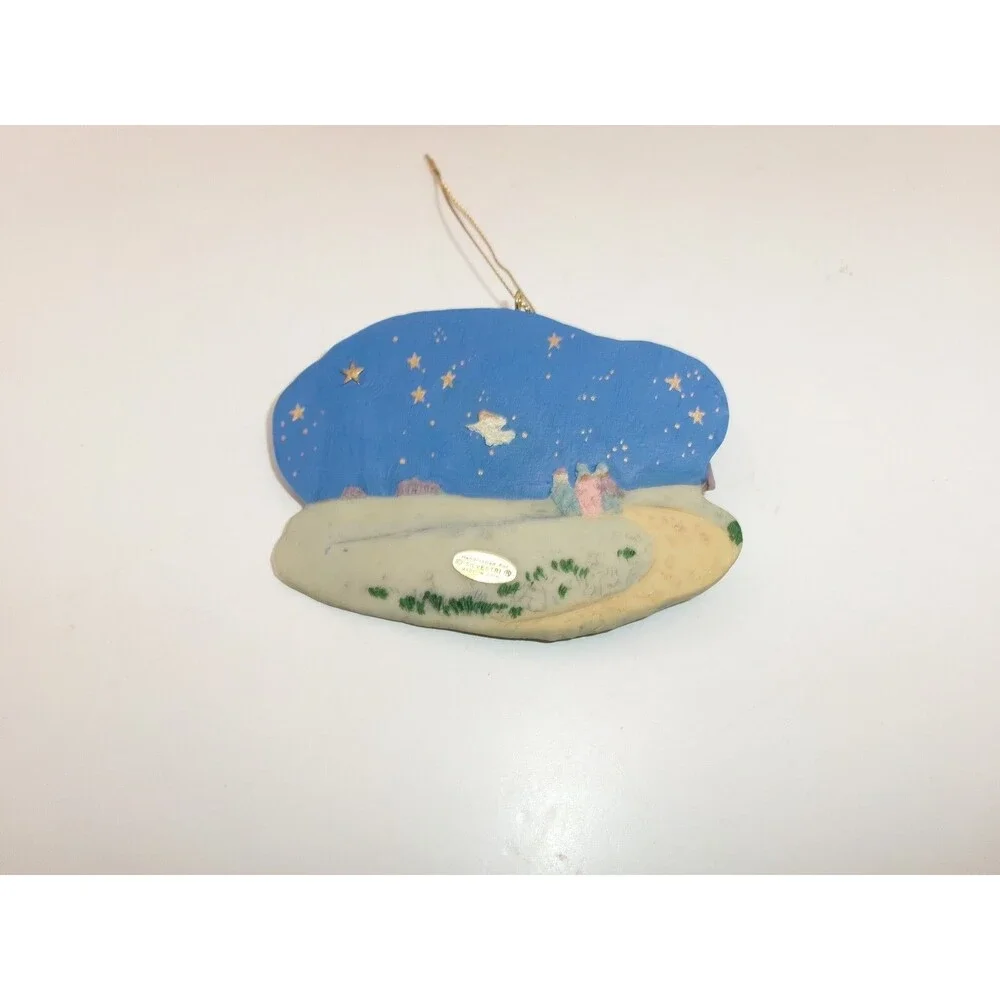 Silvestri Christmas Pageant Ornament Children's Nativity Play Relief New in Box